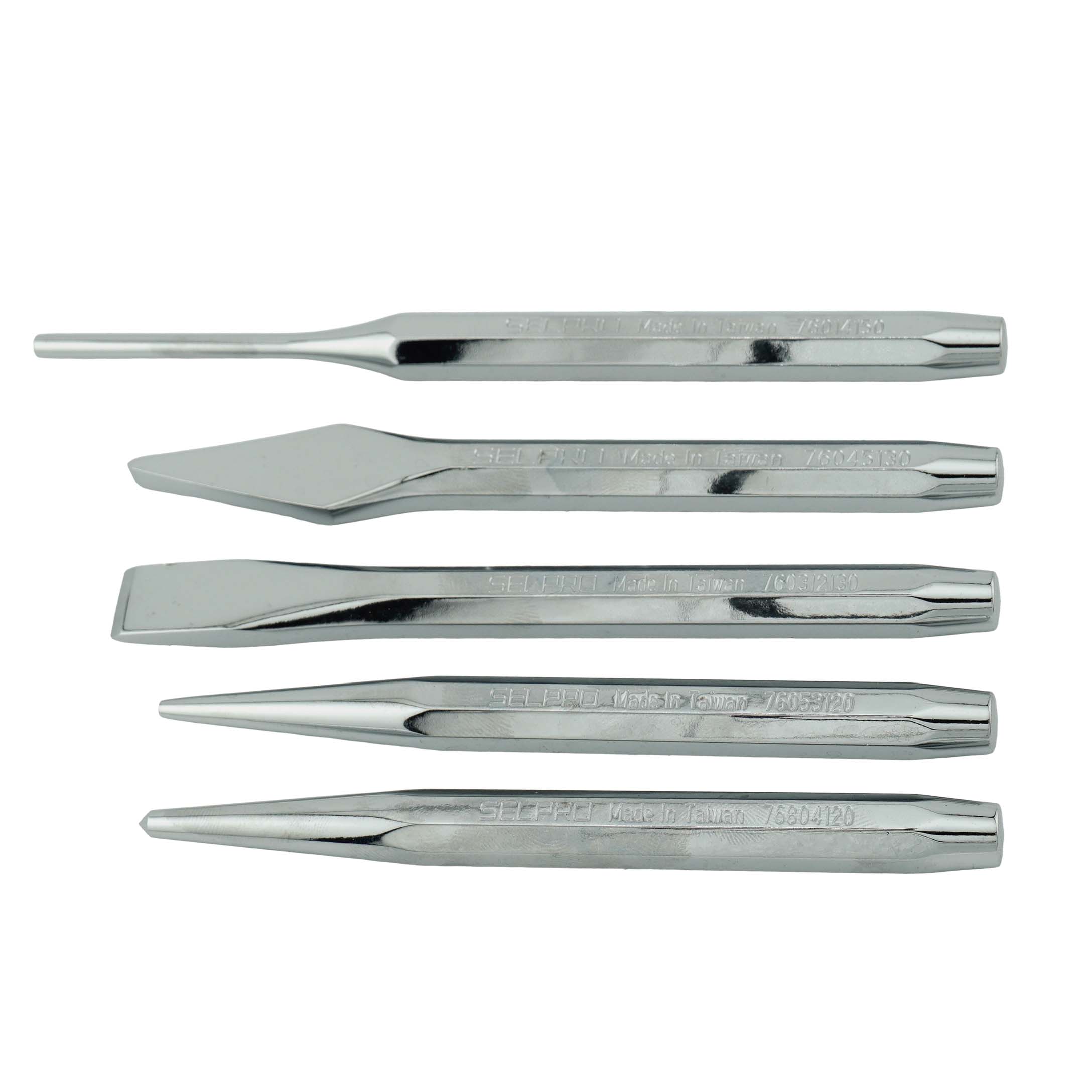 5 Pcs Chisel and Punch Set 